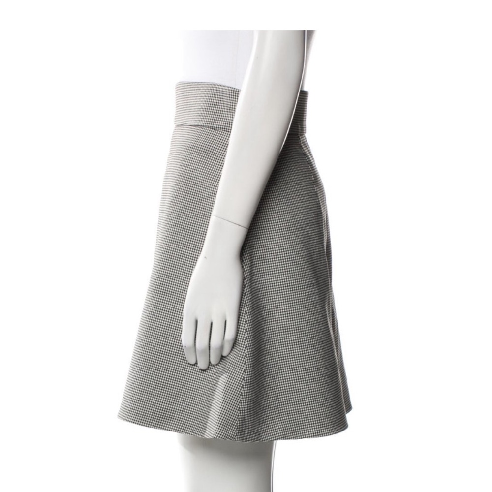 Miu Miu A-Line Mini Skirt - Gray - Picture 2 of 3